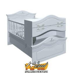 تخت خواب دو منظوره نوزاد پرنسس