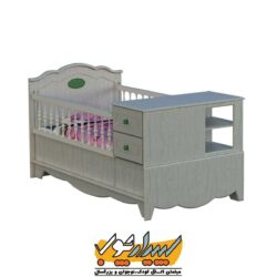 تخت خواب دو منظوره نوزاد وودی